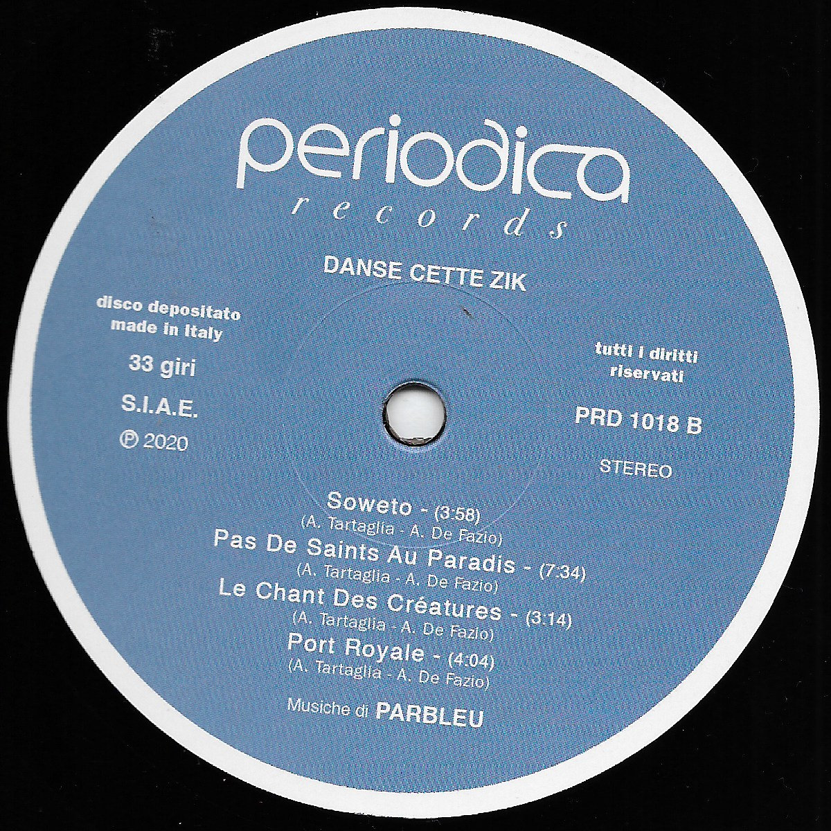 【レア】Parbleu / Danse Cette Zik '20オリジナル盤 0039012315_10.jpg