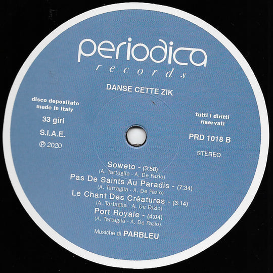 Danse Cette Zik | Parbleu | Periodica Records