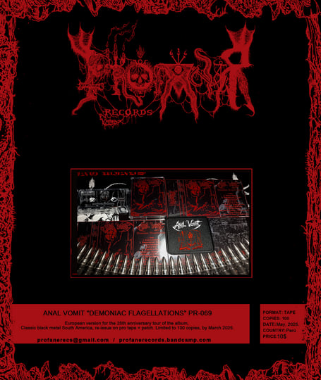 Demoniac Flagellations | Anal Vomit | Profaner Records