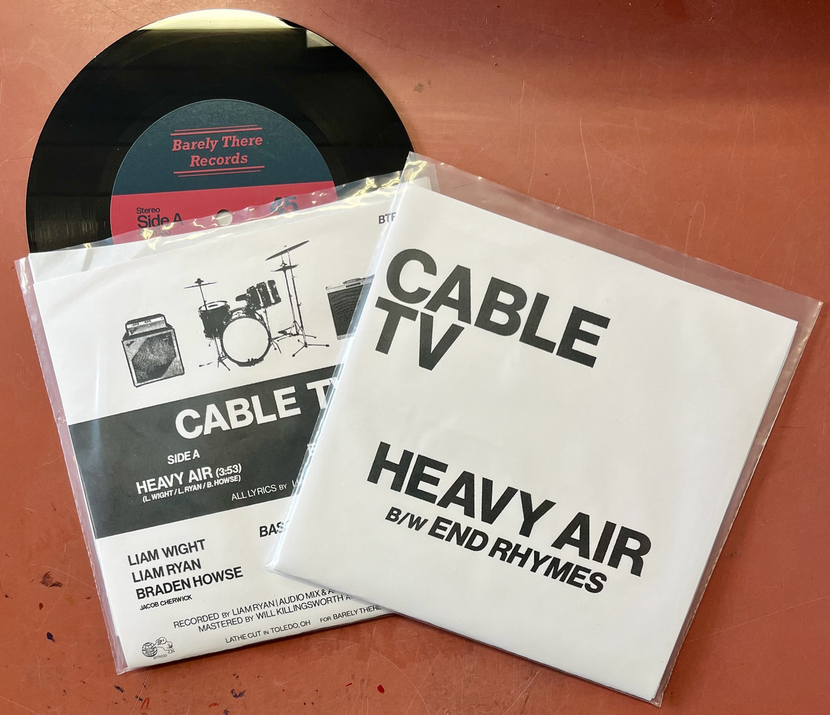 Heavy Air b/w End Rhymes | Cable TV | Barely There Records