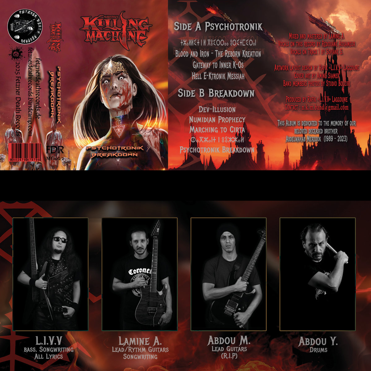 Numidian Killing Machine - Psychotronik Breakdown | Fetzner Death