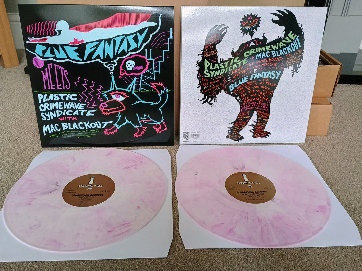 Plastic Crimewave Syndicate + Mac Blackout / Blue Fantasy - Split