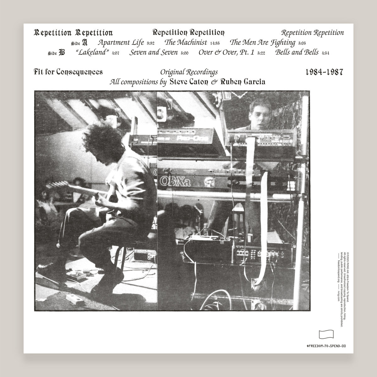 Fit for Consequences: Original Recordings, 1984–1987 | Repetition