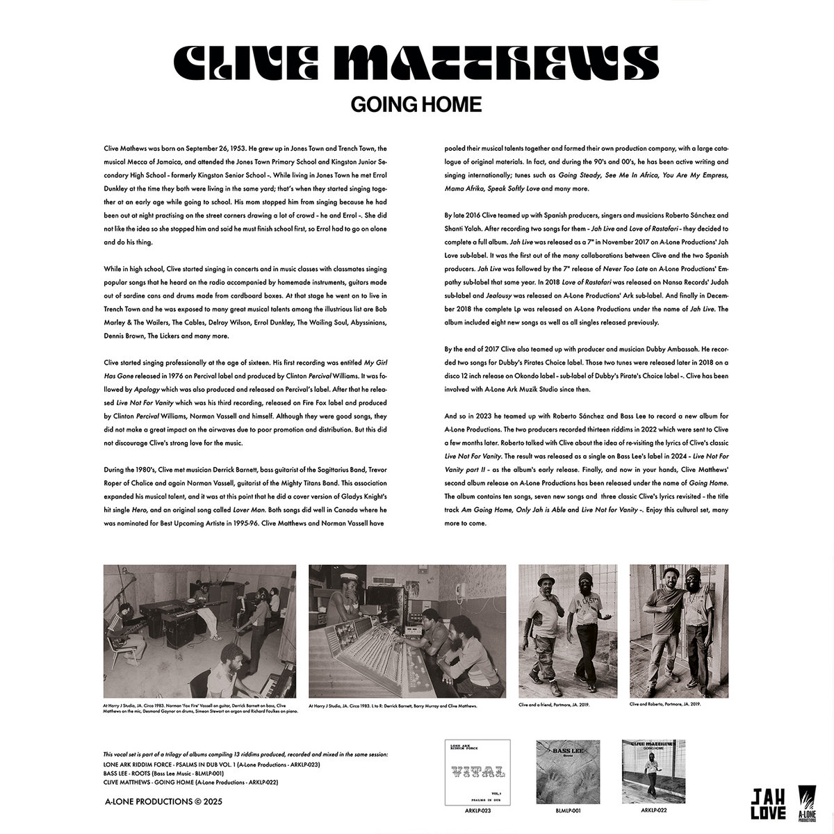 欧LP Clive Matthews Going Home ARKLP022 A-lone Productions E /00048 0039218141_10.jpg