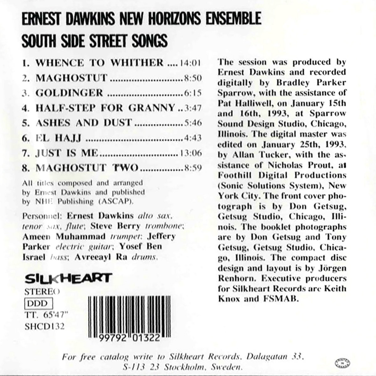 South Side Street Songs | Ernest Dawkins New Horizons Ensemble