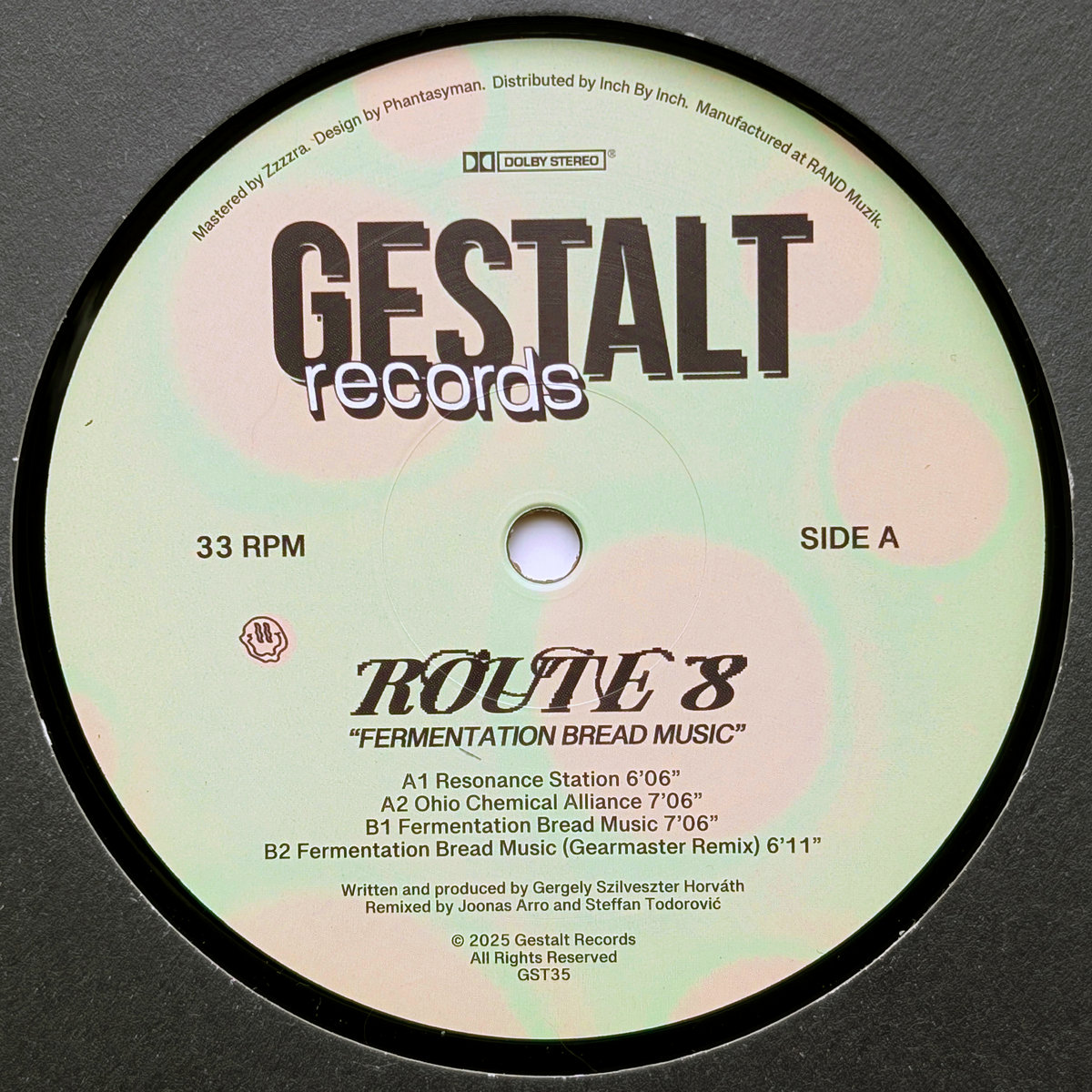 Fermentation Bread Music (GST35) | Route 8 | Gestalt Records