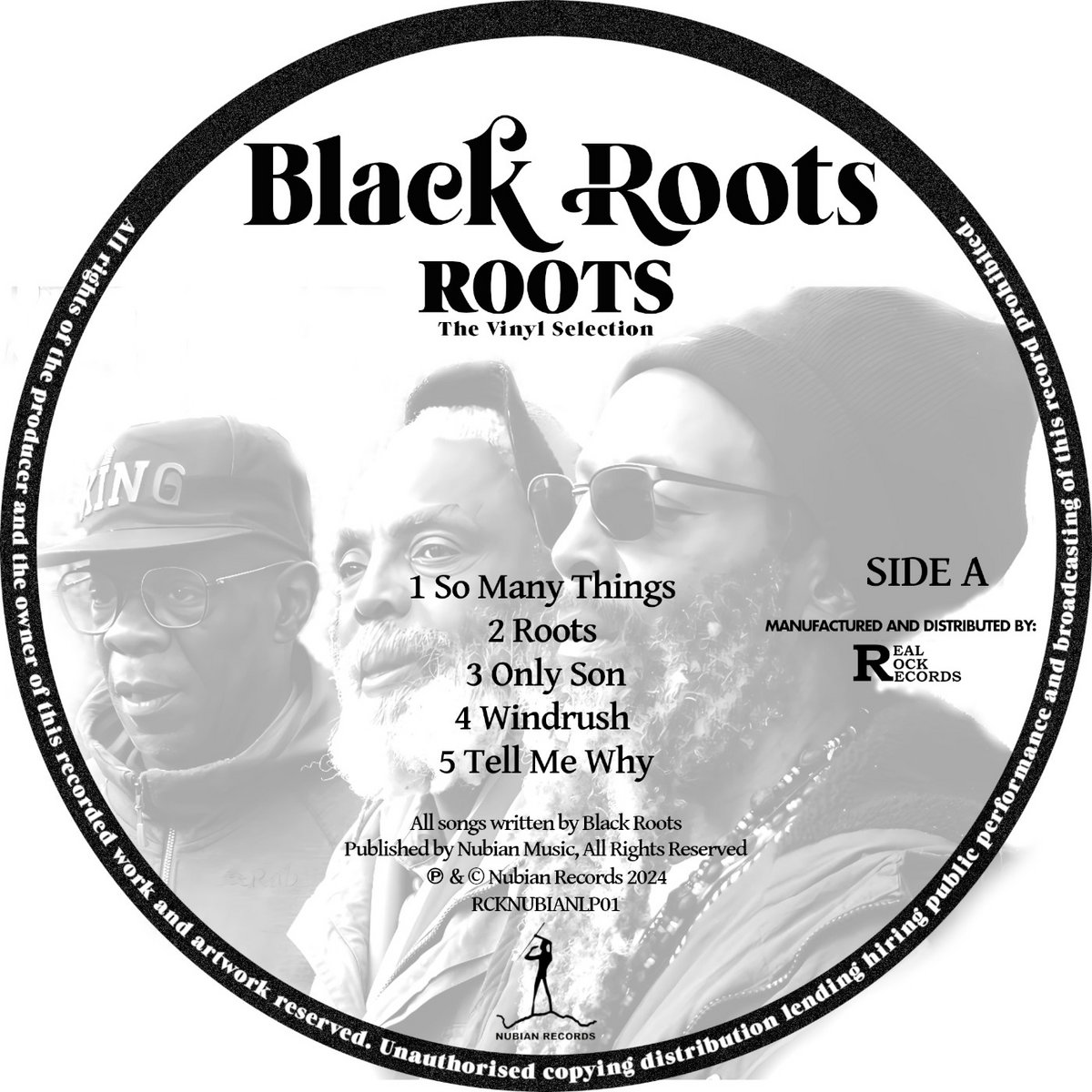 欧LP Black Roots Roots the Vinyl Selection RCKNUBIANLP01 Reack Rock EU /00240 Black Roots - Roots | Real Rock Records