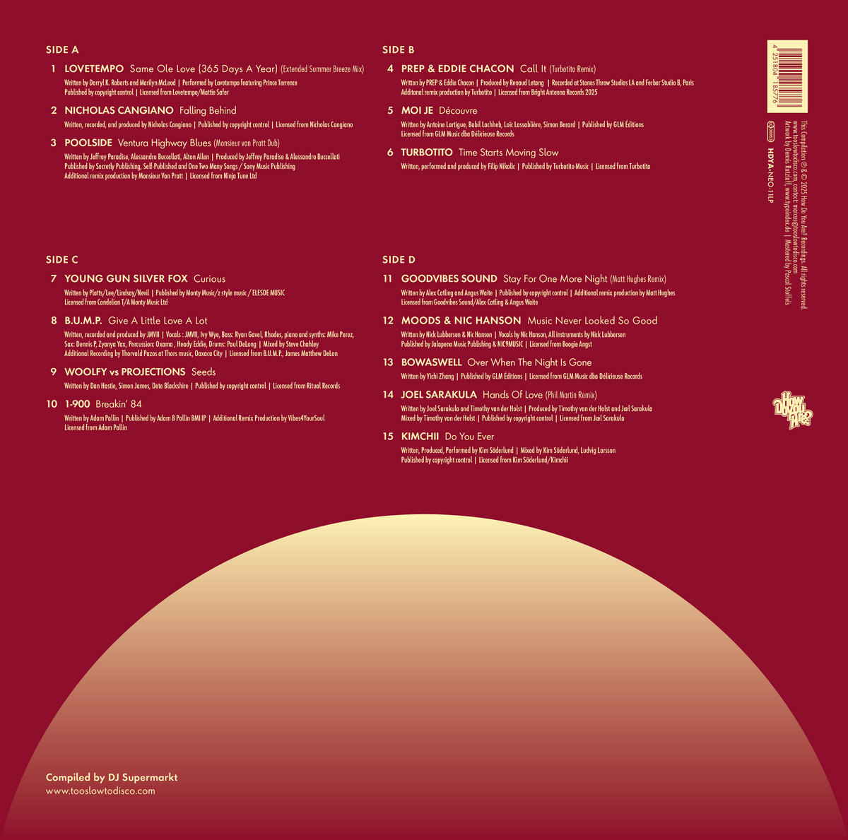 C105 Confeito「Wiedersehen Feiern. Vol.2」 THE SUNSET MANIFESTO Volume 2 | Various Artists | Too Slow