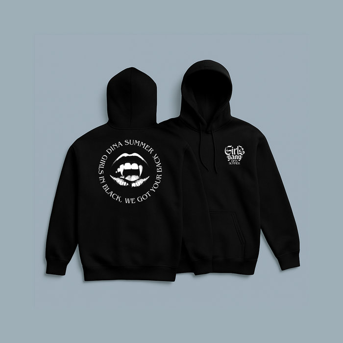 Girls Gang Hoodie Black (Design 3)