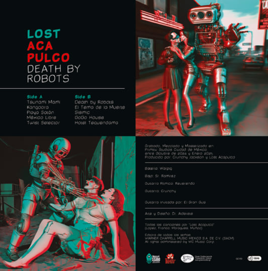 🤖🤖 - Death By Robots (LP, 2025) | Lost Acapulco | Green Cookie