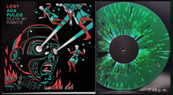 🤖🤖 - Death By Robots (LP, 2025) | Lost Acapulco | Green Cookie