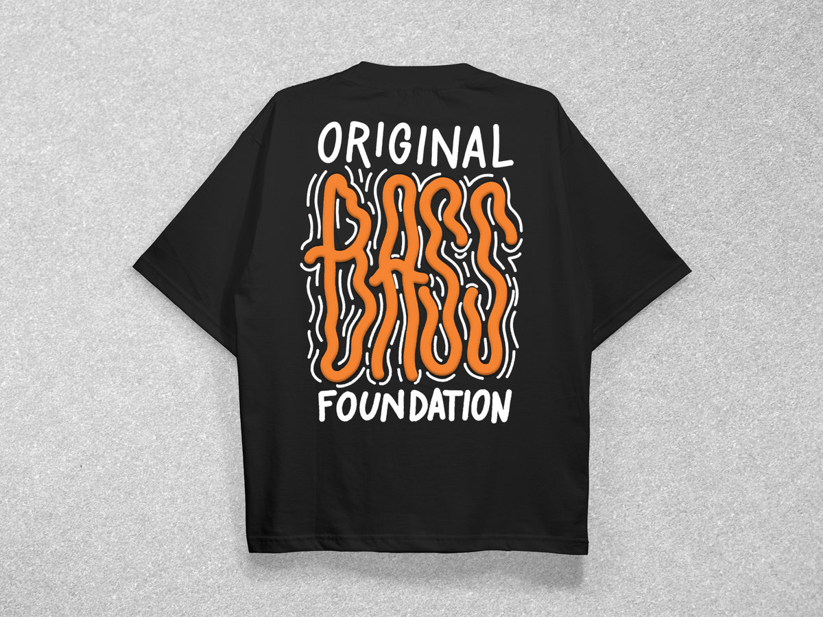 Original Bass Foundation T-shirt Black | OBF - DUBQUAKE RECORDS