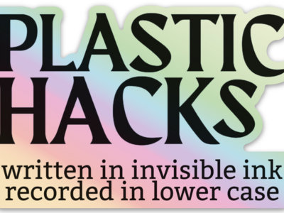 Holographic Sticker - Written in Invisible Ink, Recorded in Lowercase ...