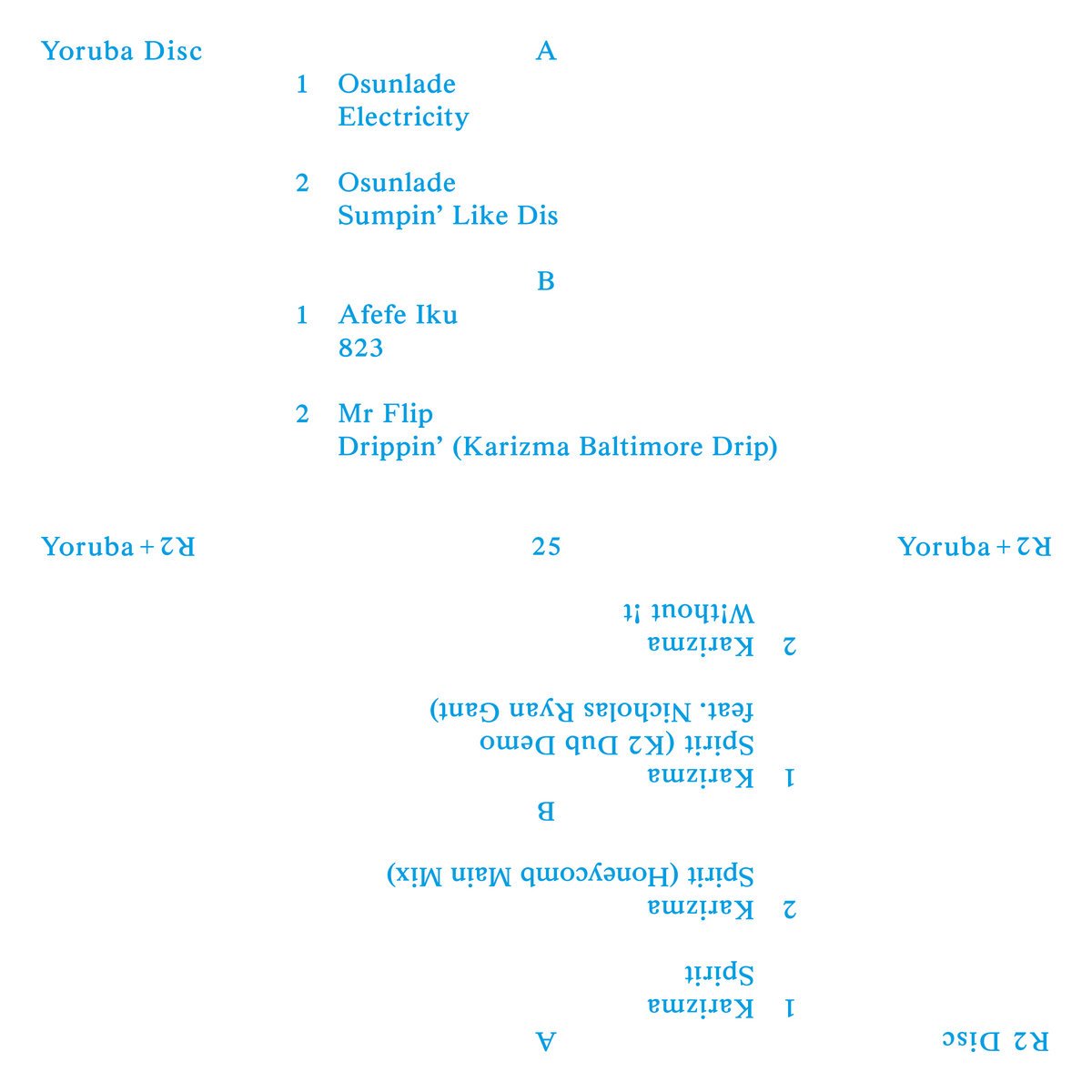 R2 x Yoruba Records - 25 Years - VINYL ONLY - | Karizma