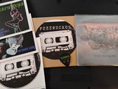 Fuzzruckus - CD, sticker, guitar pick bundle