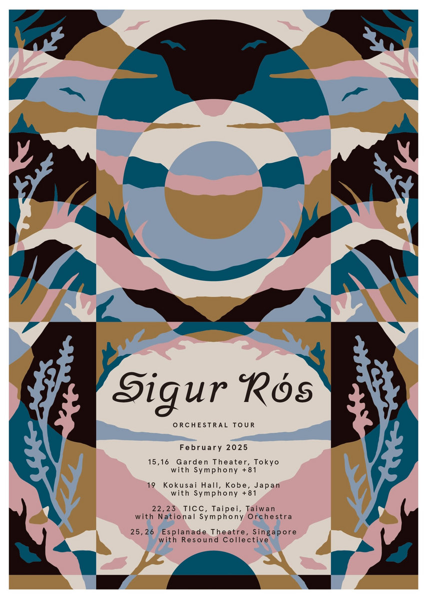 Sigur Rós Asia Tour 2025 Poster | Sigur Rós