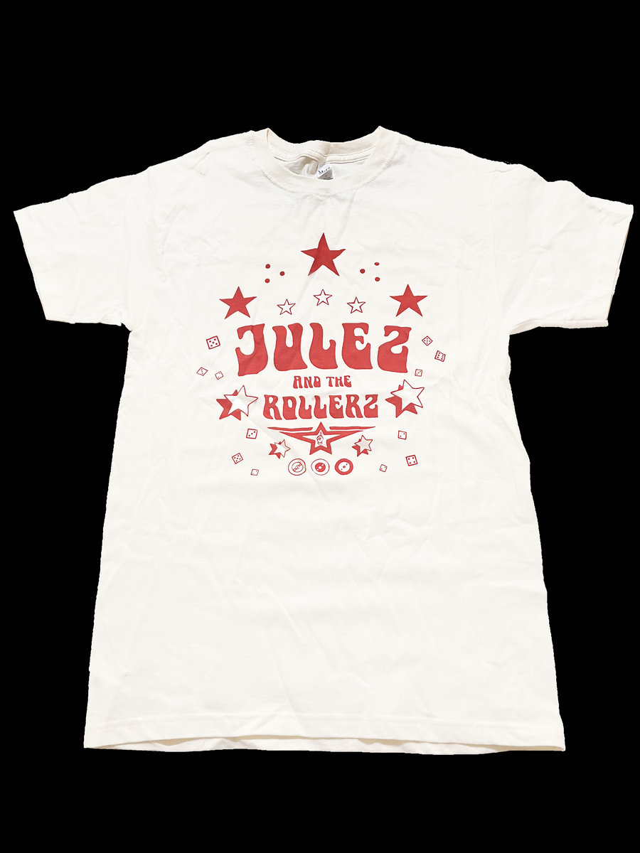 Julez and the Rollerz Red and Cream T-shirt