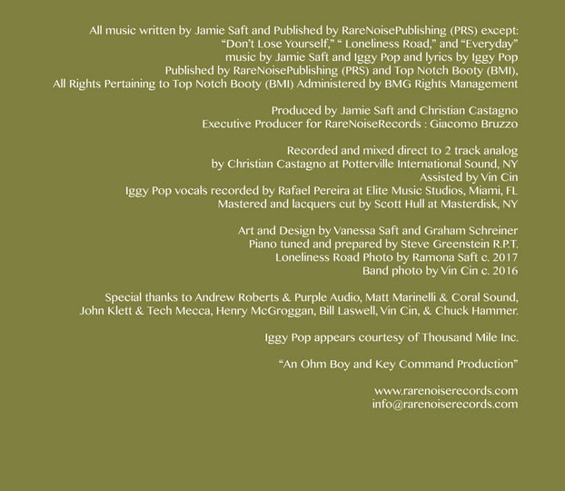 Loneliness Road | Jamie Saft, Steve Swallow, Bobby Previte, Iggy