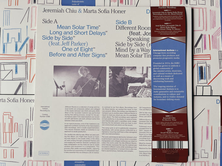 Different Rooms | Jeremiah Chiu & Marta Sofia Honer