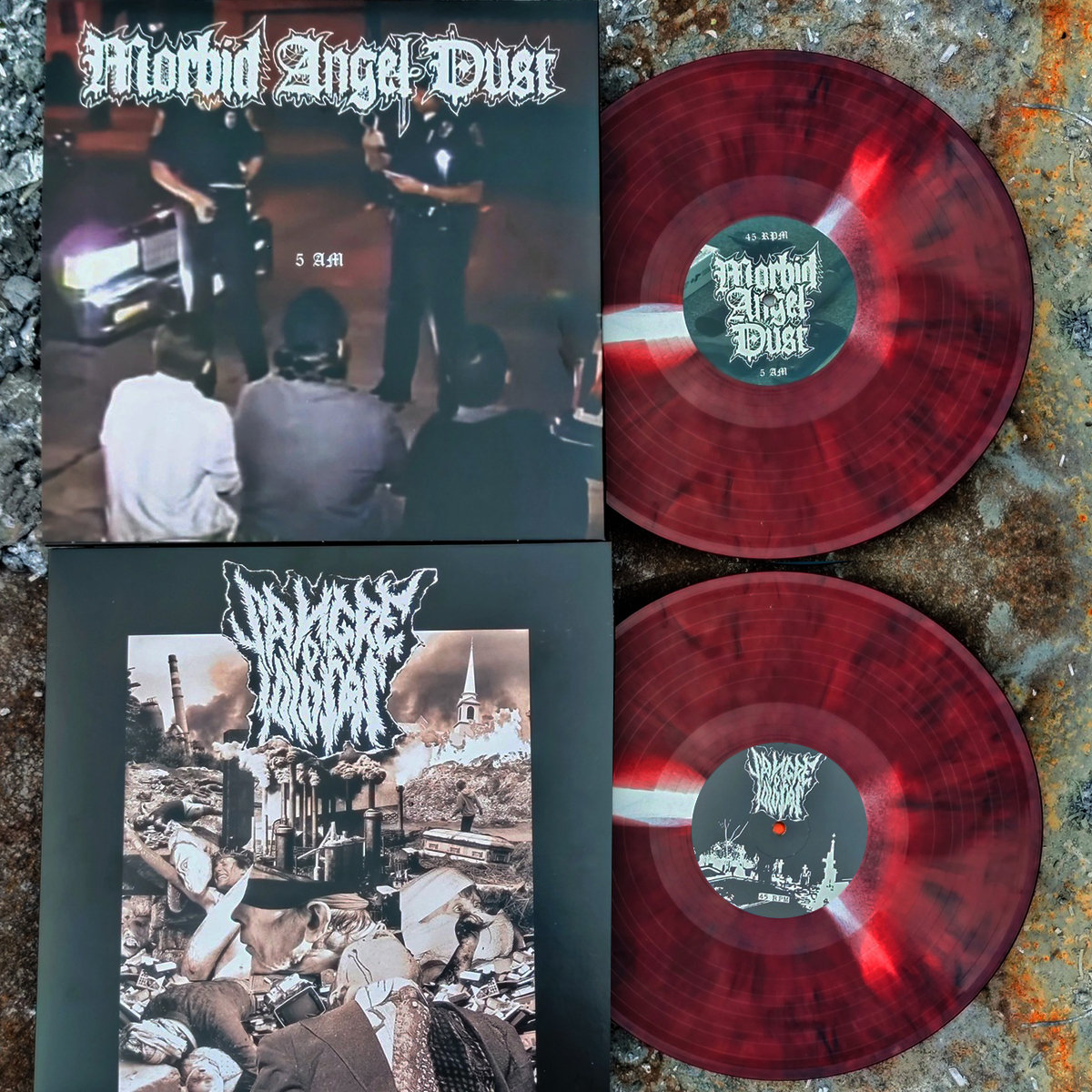 Split LP w/ Sangre De Idiotas | Morbid Angel Dust