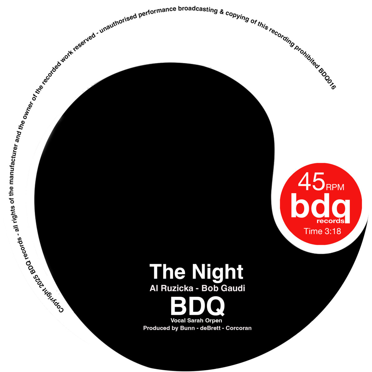 The Night - Tainted Love - Pre Order | BDQ | BDQ Records