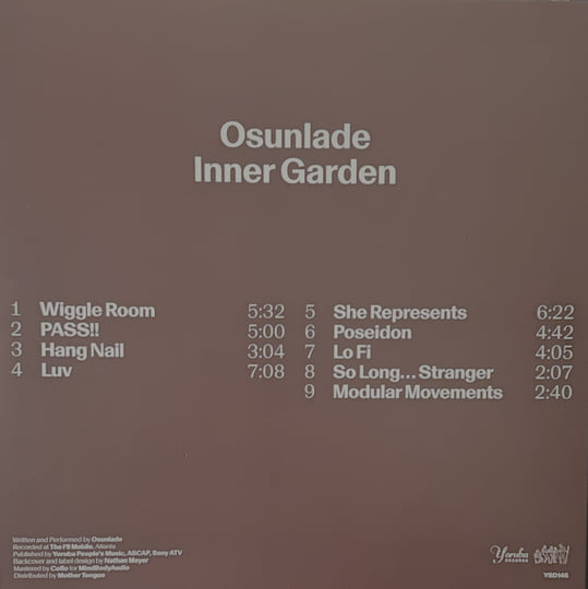 Inner Garden | Osunlade | Yoruba Records