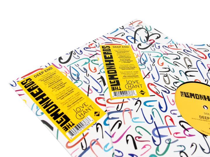 Colorful vinyl sleeve for 'Deep End'