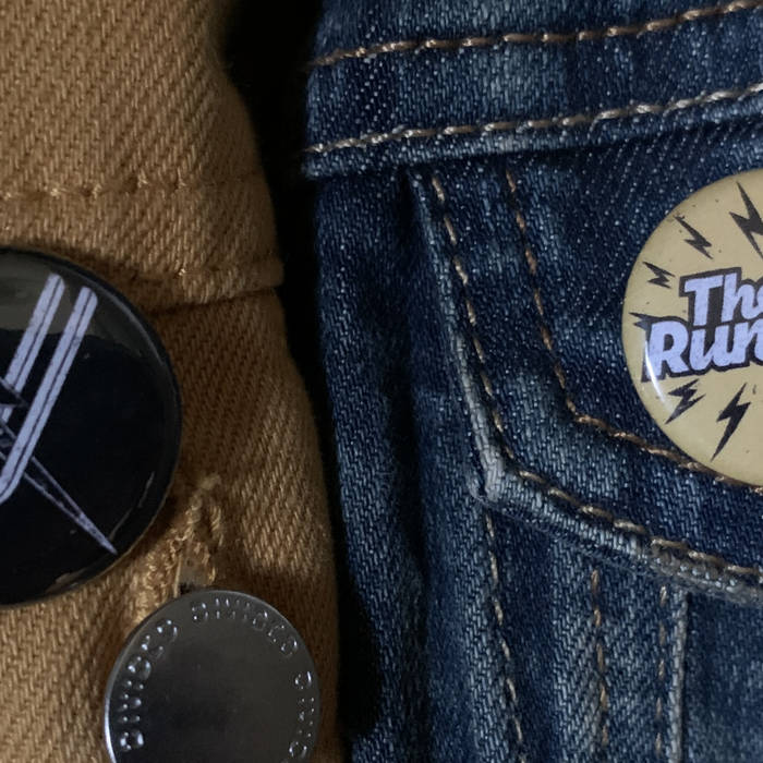 The Runnings ‘TUNING FORK / LIGHTNING Buttons’ (button)