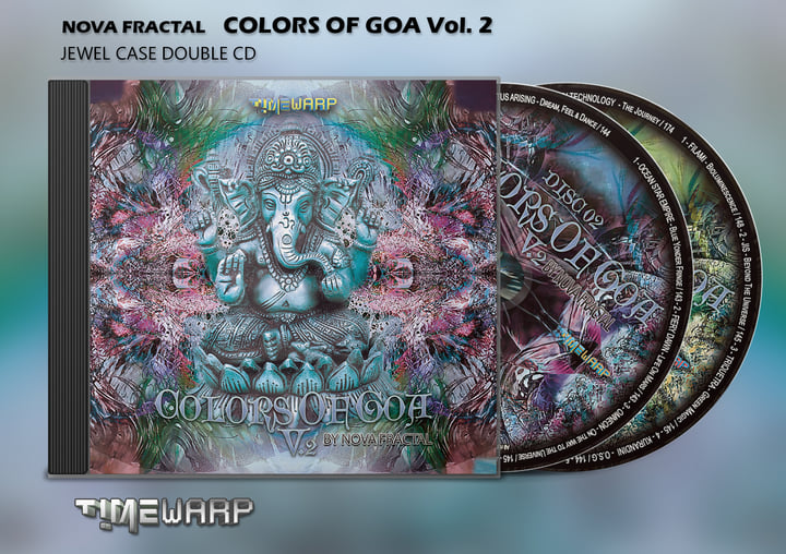 Colors of Goa 2 by Nova Fractal 2CD [timewarp051] (Timewarp
