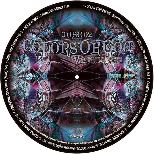 Colors of Goa 2 by Nova Fractal 2CD [timewarp051] (Timewarp