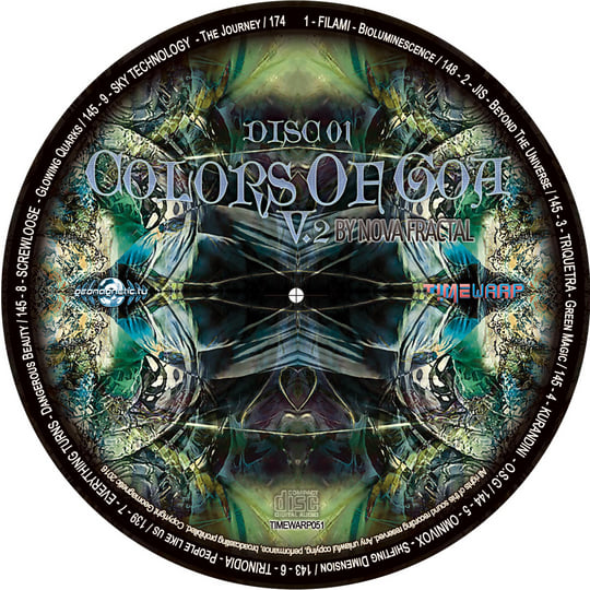 【Goa】Non Fiction - Aspect to the Future Colors of Goa 2 by Nova Fractal 2CD [timewarp051] (Timewarp
