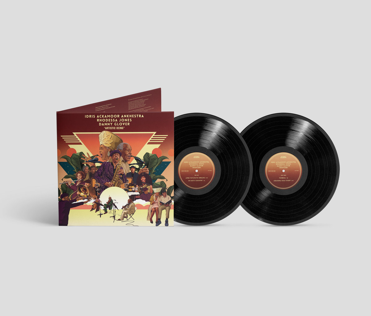 2LP Idris Ackamoor Ankhestra , Rho Artistic Being STRUT483LP Strut 未開封 /00660 Artistic Being | Idris Ackamoor, Rhodessa Jones, Danny