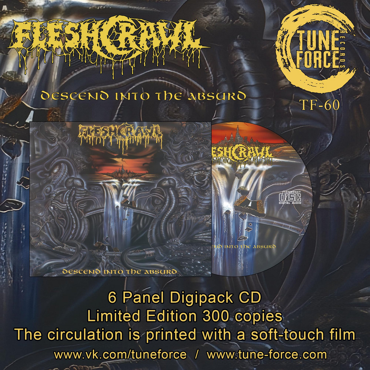 FLESHCRAWL Descend Into The Absurd Digipack CD | coyoterecords