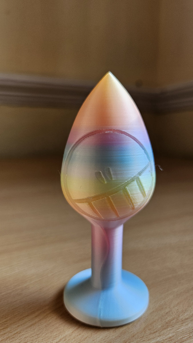 Rainbow butt plug | Homecoming UK