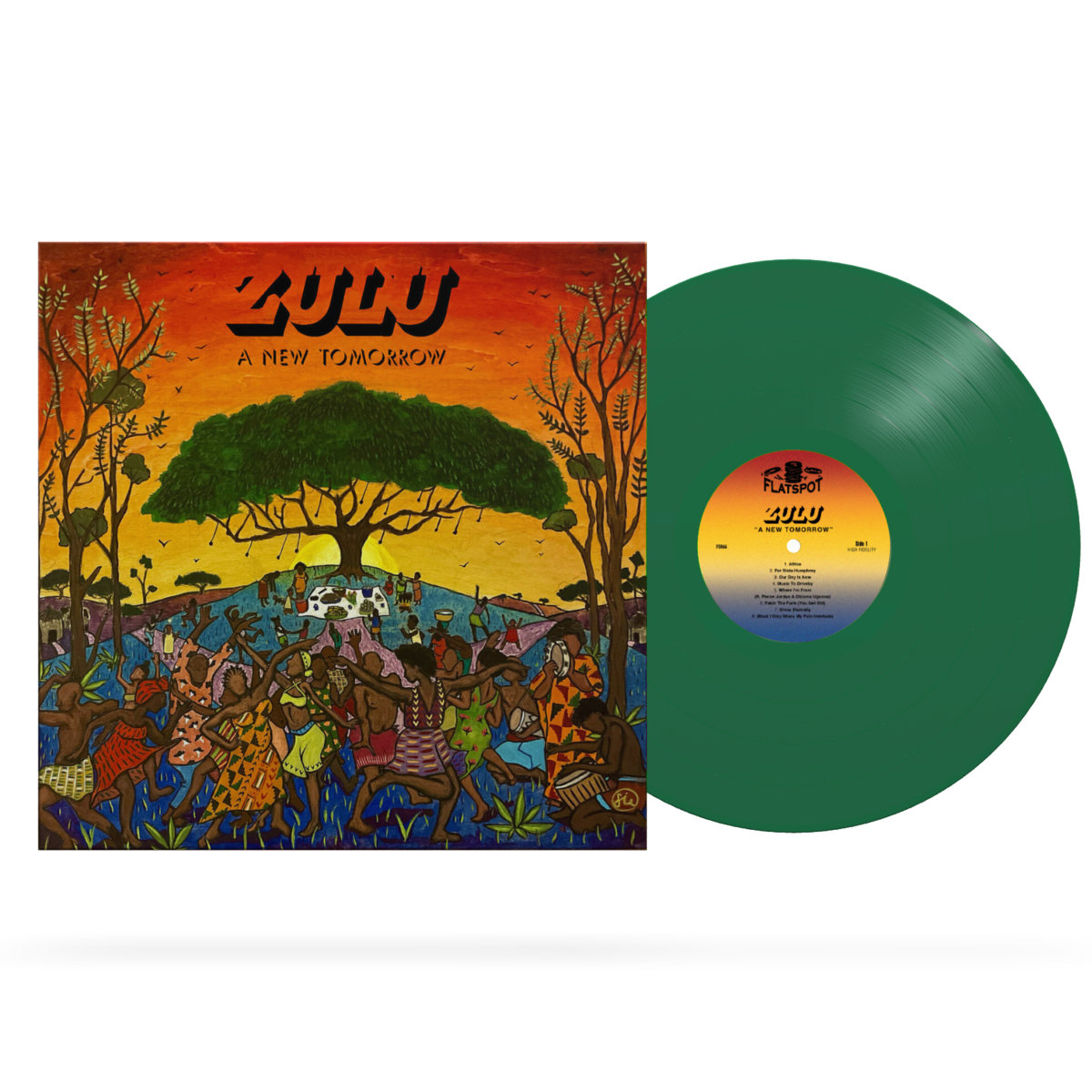 Zulu『A New Tomorrow』カラーvinyl レコード FSR66 - A New Tomorrow | Zulu | Flatspot Records