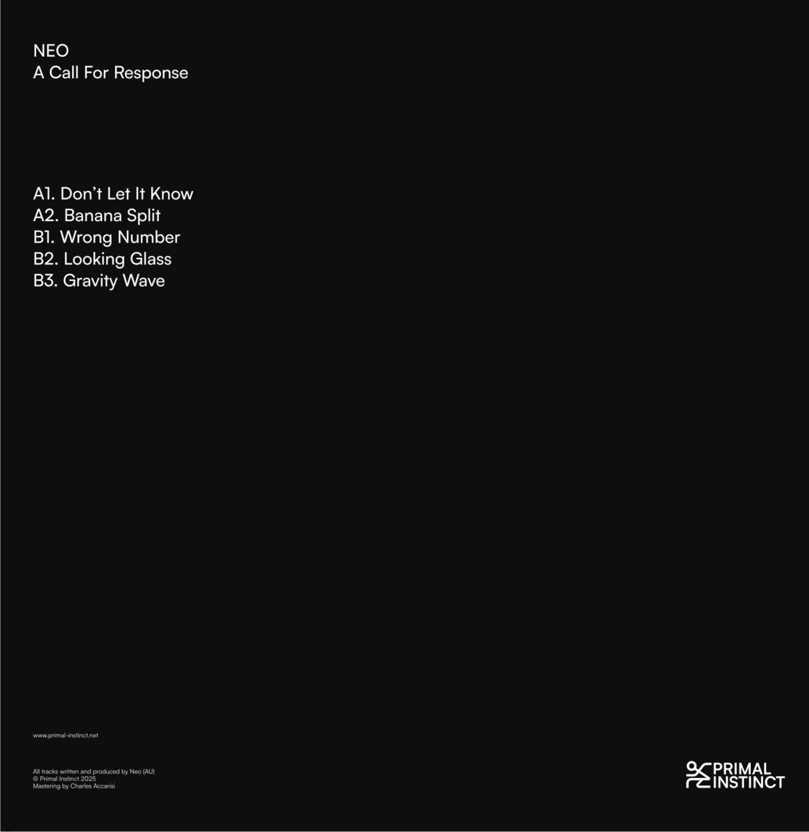 A Call For Response | Neo (AU) | Primal Instinct