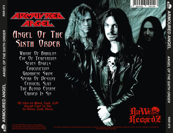 Armoured Angel - Angel of the Sixth Order | Armoured Angel