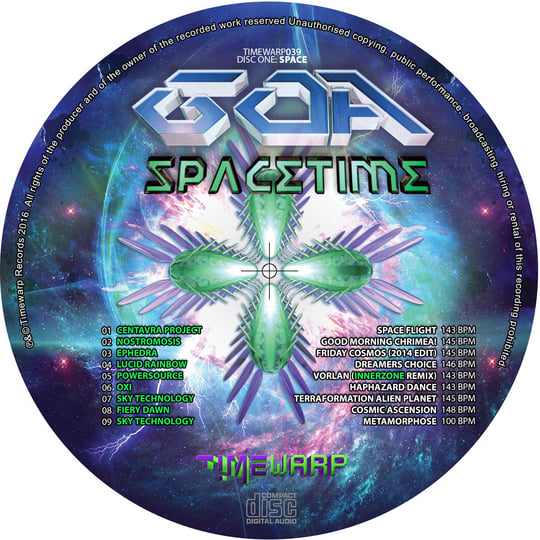 VA Goa SpaceTime By Nova Fractal | Various Artists | Timewarp Records