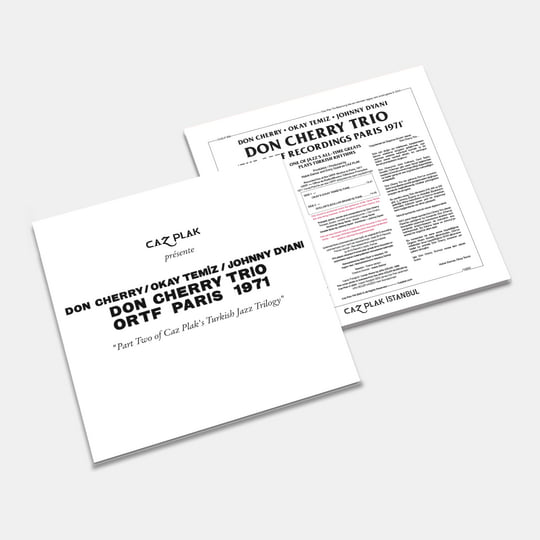 THE ORTF RECORDINGS - PARIS - 1971 | DON CHERRY TRIO | cazplak