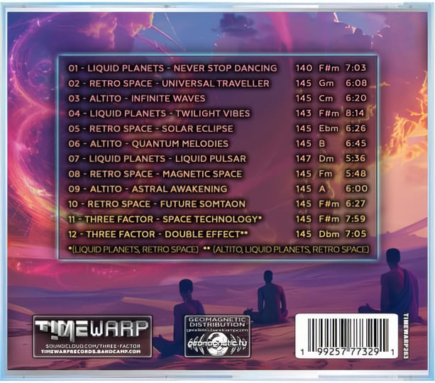 【Goa】Non Fiction - Aspect to the Future Retro Space, Altito, Liquid Planets (Three Factor) - Echoes Of Goa