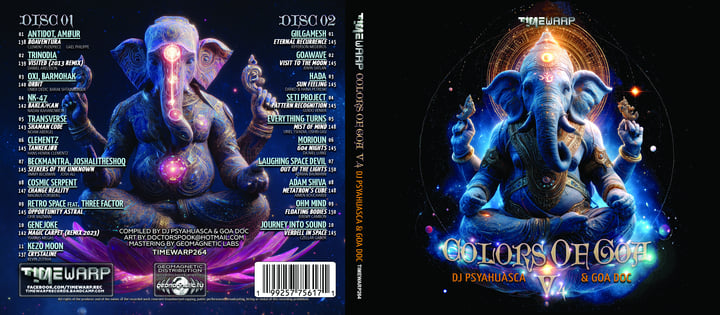 Colors Of Goa, Vol. 4 (timewarp264) and 2CD! | Psyahuasca, Goa Doc