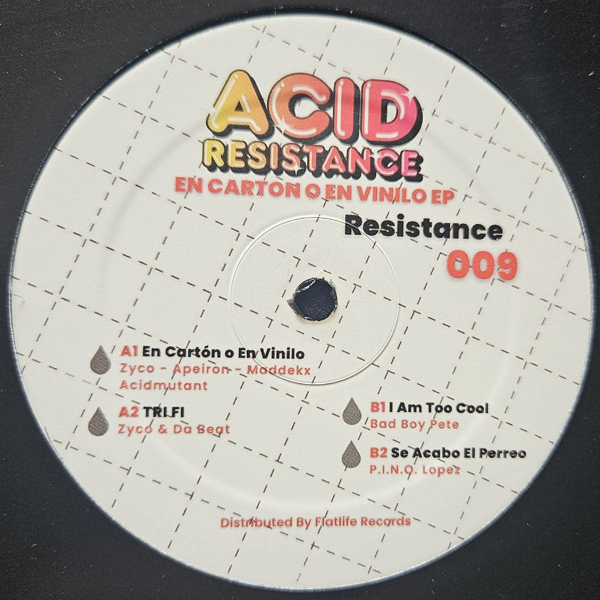 ACID RESISTANCE 009 - En Carton o En Vinilo EP | Zyco, Apeiron