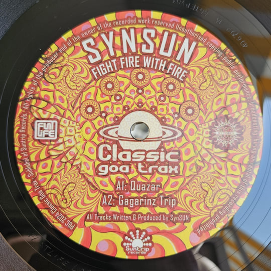 Classic Goa Trax 003 - Fight Fire With Fire EP | Synsun | Flatlife