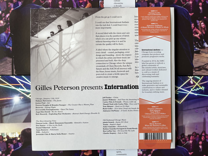 Gilles Peterson presents International Anthem | Gilles