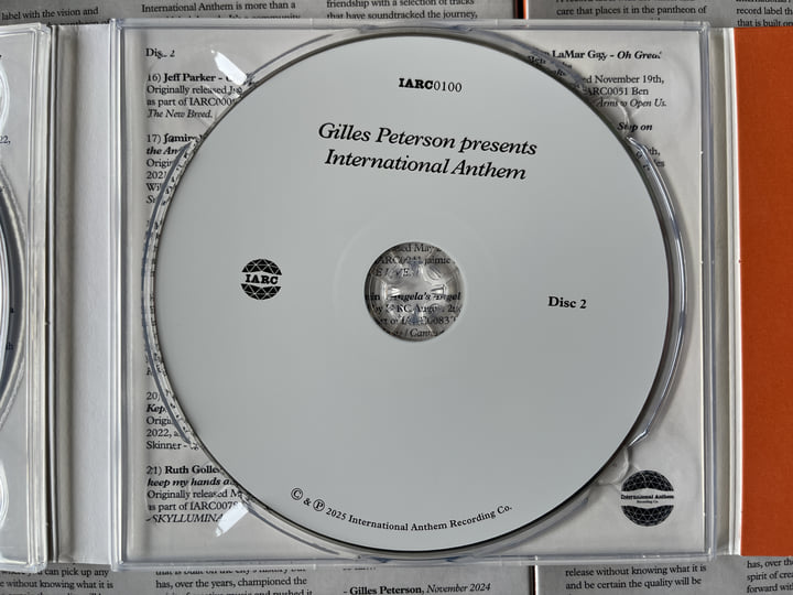 洋楽 Gilles Peterson / International Anthem Gilles Peterson presents International Anthem | Gilles