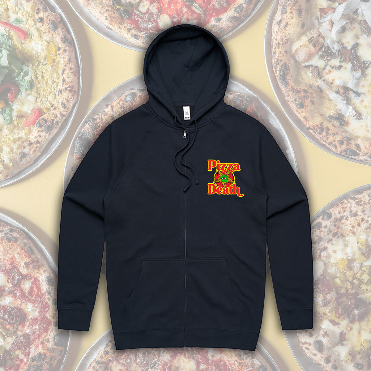 PIZZA OF DEATH PIZZA ZIP HOODIE パーカー Mサイズ ピザオブデス