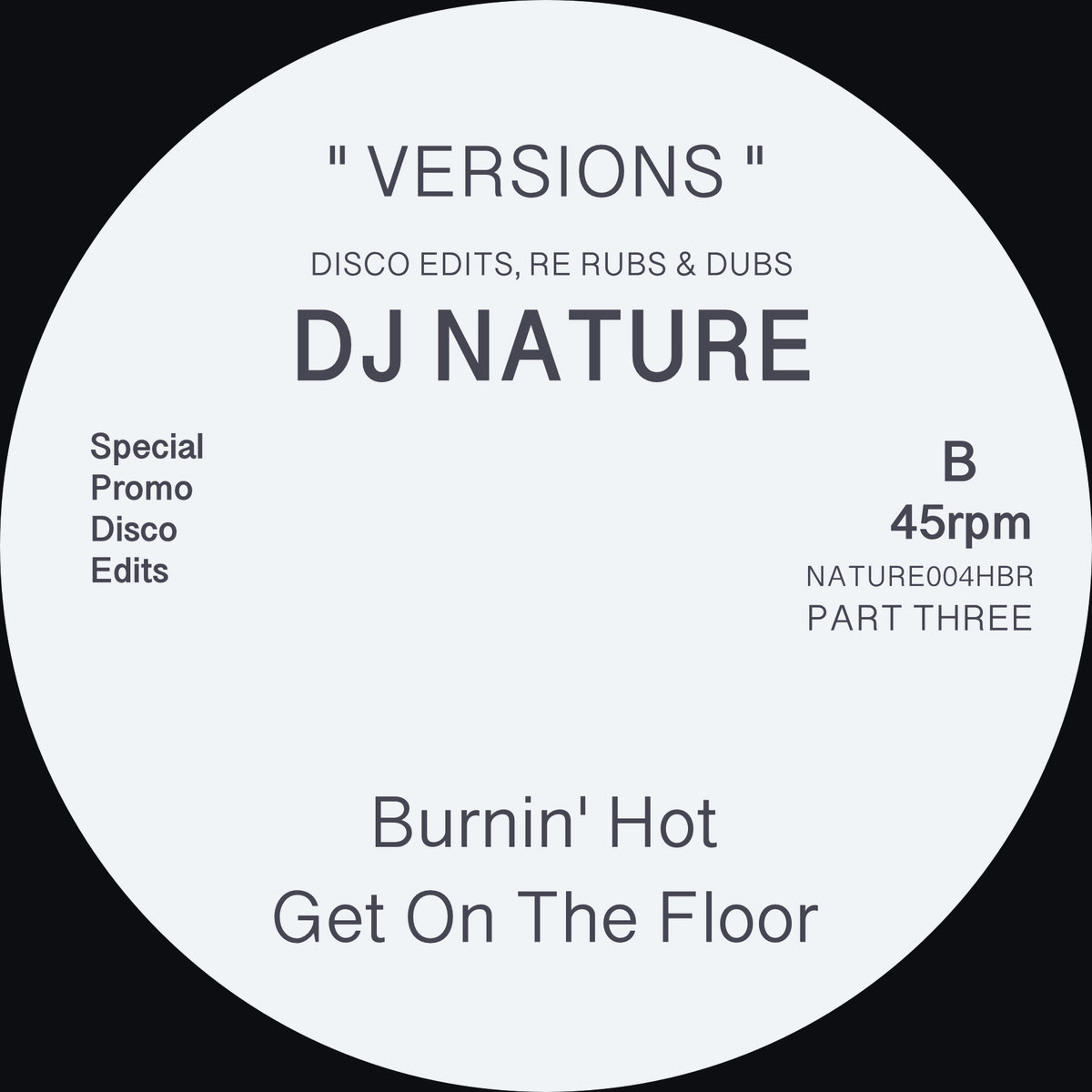 DJ Nature – Versions (Part One) DJ NATURE “VERSIONS PART THREE” 2x12” Vinyl Only | DJ Nature