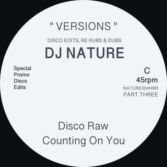DJ NATURE “VERSIONS PART THREE” 2x12” Vinyl Only | DJ Nature