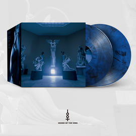 PERTURBATOR - Age Of Aquarius Gtfold (Marbled Aqua Blue w/ Black), image 1