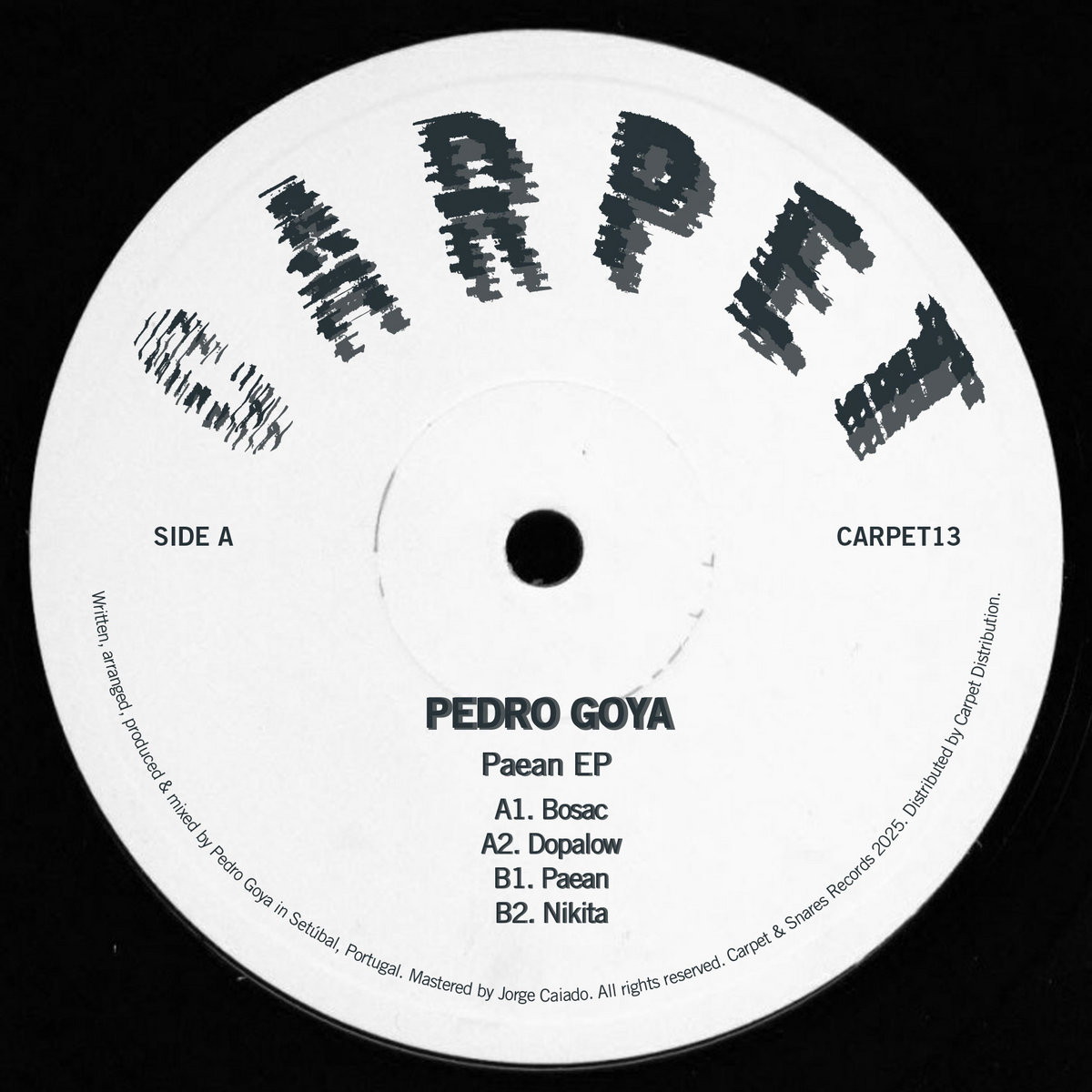 Paean EP [CARPET13] | Pedro Goya | Carpet & Snares Records